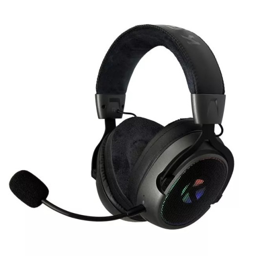 KGaming K10 Tri-Mode Connectivity Wireless Gaming Headset - Black & Grey
